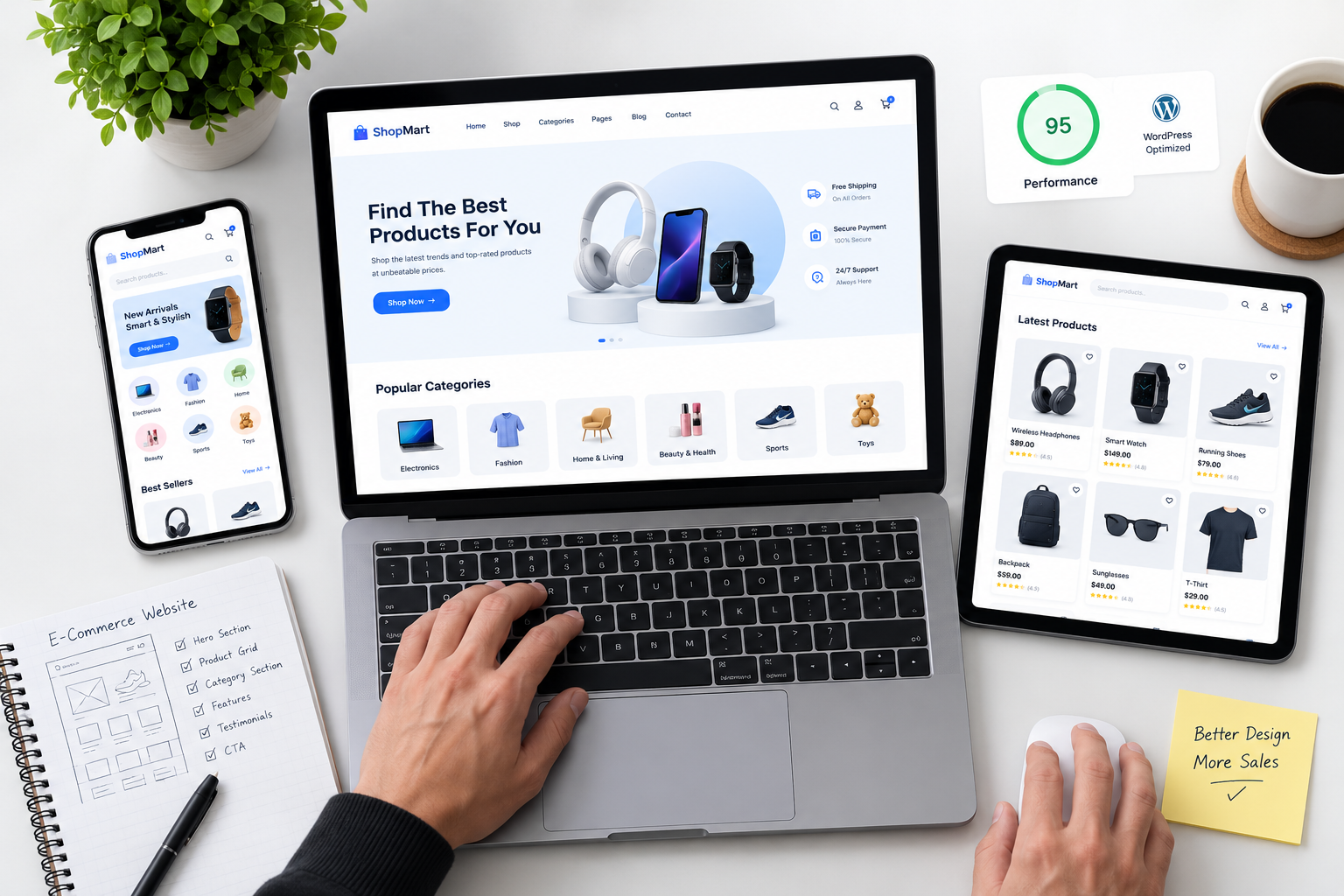 Business Website Design - WP Web Dev Services
